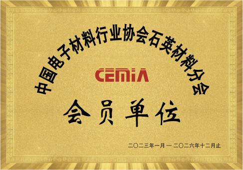 电子材料石英协会会员--DKEQ--era-assegnato-l'Unità-Membro-della-Associazione-Cinese-Elettronica-Quarzo